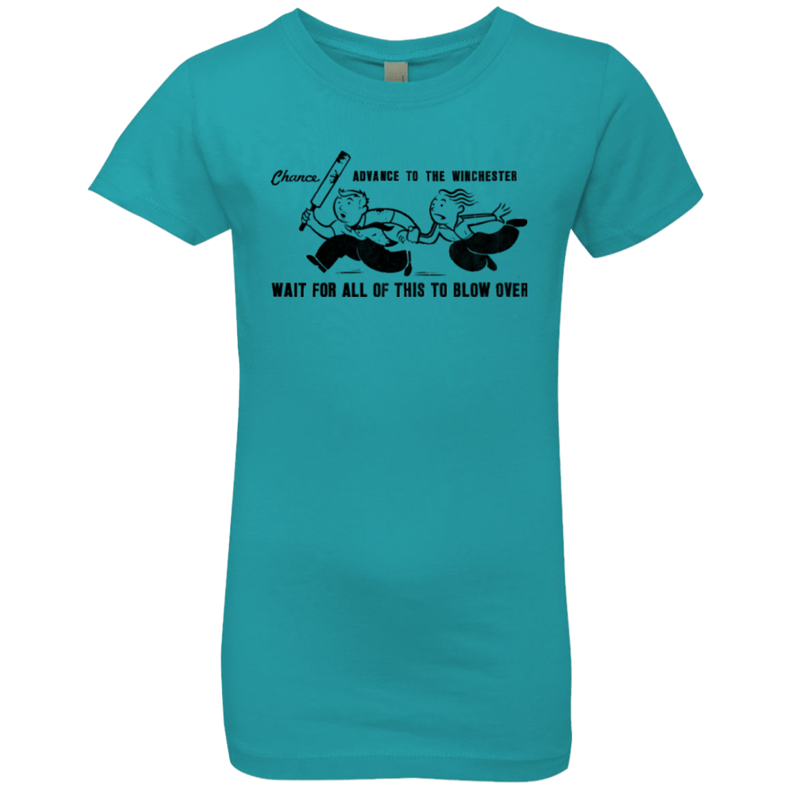 T-Shirts Tahiti Blue / YXS Shauns Last Chance Girls Premium T-Shirt