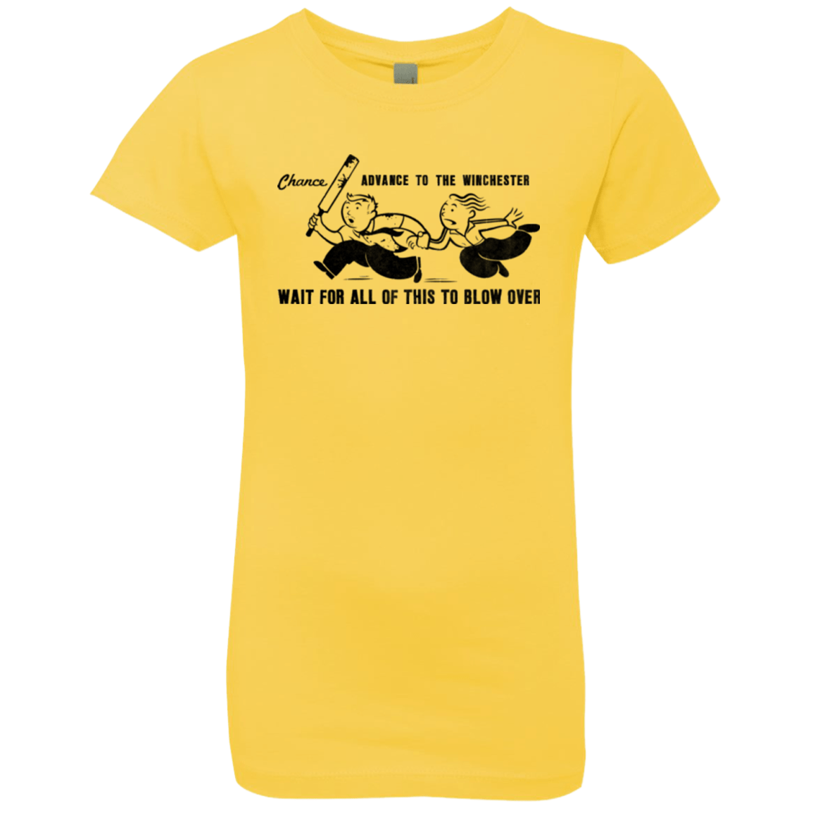 T-Shirts Vibrant Yellow / YXS Shauns Last Chance Girls Premium T-Shirt