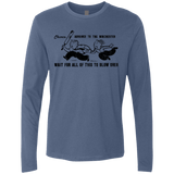 T-Shirts Indigo / Small Shauns Last Chance Men's Premium Long Sleeve