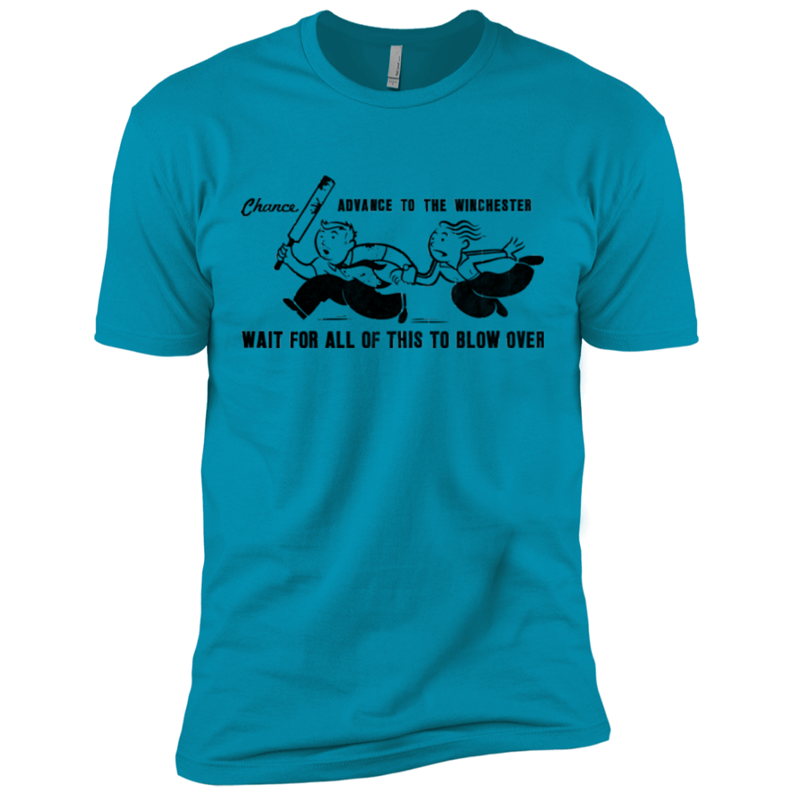 T-Shirts Turquoise / X-Small Shauns Last Chance Men's Premium T-Shirt