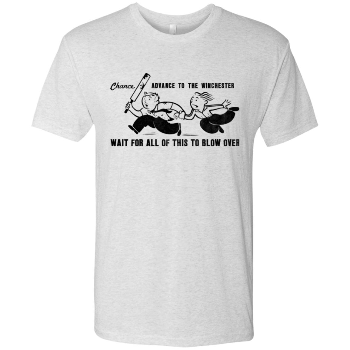 T-Shirts Heather White / Small Shauns Last Chance Men's Triblend T-Shirt