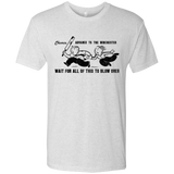 T-Shirts Heather White / Small Shauns Last Chance Men's Triblend T-Shirt