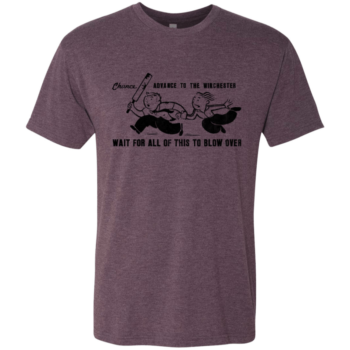 T-Shirts Vintage Purple / Small Shauns Last Chance Men's Triblend T-Shirt