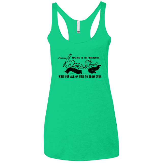 T-Shirts Envy / X-Small Shauns Last Chance Women's Triblend Racerback Tank
