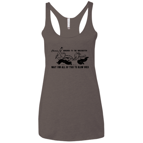 T-Shirts Macchiato / X-Small Shauns Last Chance Women's Triblend Racerback Tank