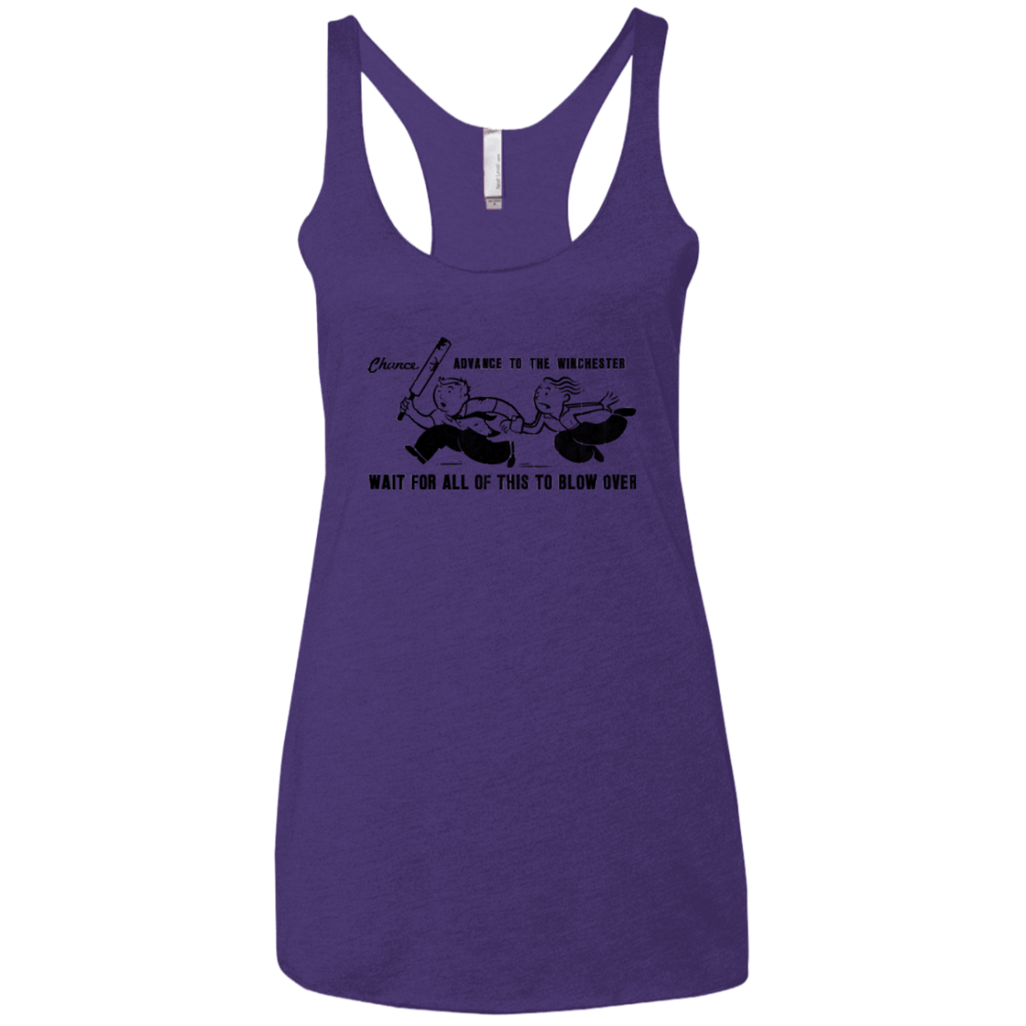 T-Shirts Purple / X-Small Shauns Last Chance Women's Triblend Racerback Tank