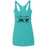 T-Shirts Tahiti Blue / X-Small Shauns Last Chance Women's Triblend Racerback Tank