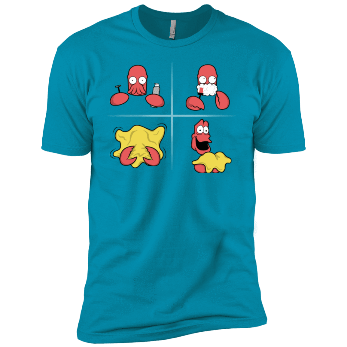 T-Shirts Turquoise / YXS Shaving Process Boys Premium T-Shirt