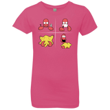 T-Shirts Hot Pink / YXS Shaving Process Girls Premium T-Shirt