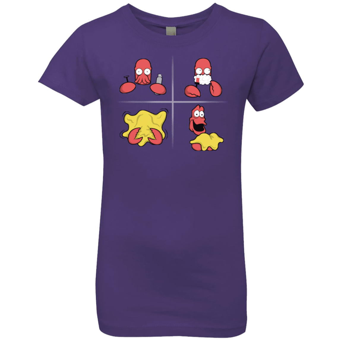 T-Shirts Purple Rush / YXS Shaving Process Girls Premium T-Shirt