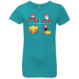 T-Shirts Tahiti Blue / YXS Shaving Process Girls Premium T-Shirt