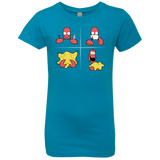 T-Shirts Turquoise / YXS Shaving Process Girls Premium T-Shirt