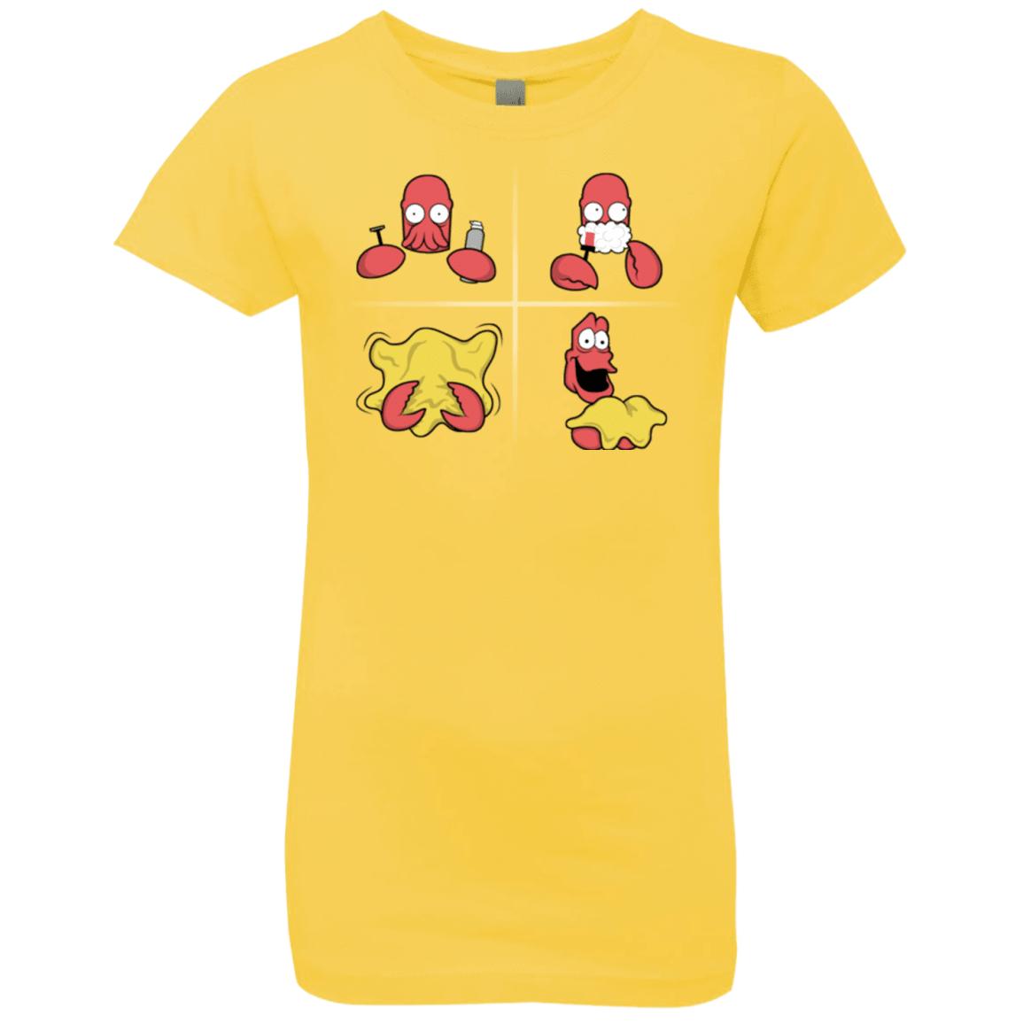 T-Shirts Vibrant Yellow / YXS Shaving Process Girls Premium T-Shirt