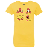 T-Shirts Vibrant Yellow / YXS Shaving Process Girls Premium T-Shirt