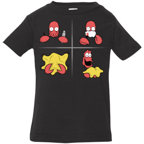 T-Shirts Black / 6 Months Shaving Process Infant Premium T-Shirt