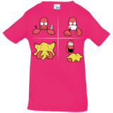 T-Shirts Hot Pink / 6 Months Shaving Process Infant Premium T-Shirt