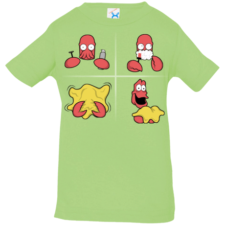 T-Shirts Key Lime / 6 Months Shaving Process Infant Premium T-Shirt