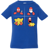 T-Shirts Royal / 6 Months Shaving Process Infant Premium T-Shirt