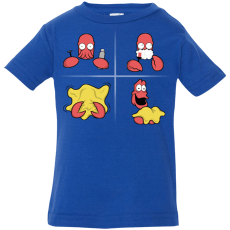 T-Shirts Royal / 6 Months Shaving Process Infant Premium T-Shirt