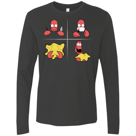 T-Shirts Heavy Metal / S Shaving Process Men's Premium Long Sleeve