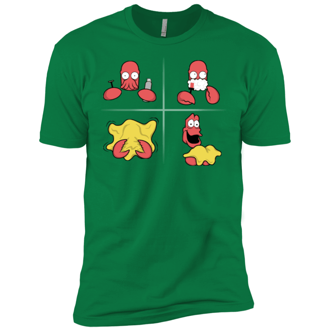 T-Shirts Kelly Green / X-Small Shaving Process Men's Premium T-Shirt