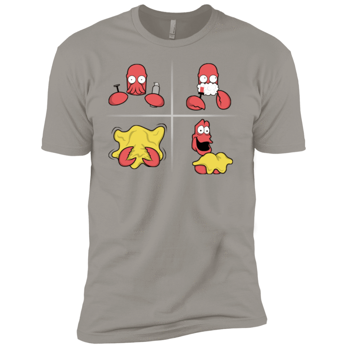 T-Shirts Light Grey / X-Small Shaving Process Men's Premium T-Shirt