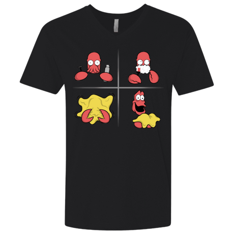 T-Shirts Black / X-Small Shaving Process Men's Premium V-Neck