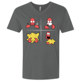 T-Shirts Heavy Metal / X-Small Shaving Process Men's Premium V-Neck