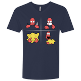 T-Shirts Midnight Navy / X-Small Shaving Process Men's Premium V-Neck