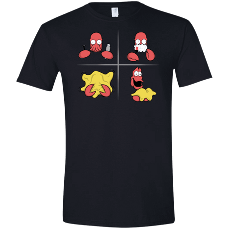 T-Shirts Black / X-Small Shaving Process Men's Semi-Fitted Softstyle