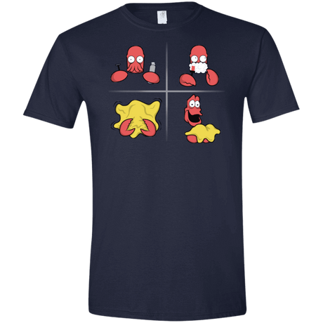 T-Shirts Navy / X-Small Shaving Process Men's Semi-Fitted Softstyle