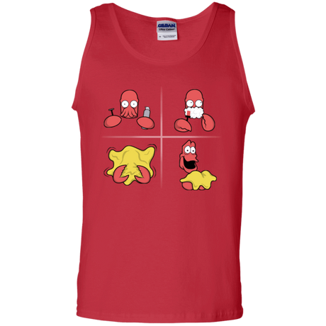 T-Shirts Red / S Shaving Process Men's Tank Top