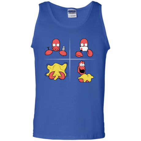 T-Shirts Royal / S Shaving Process Men's Tank Top