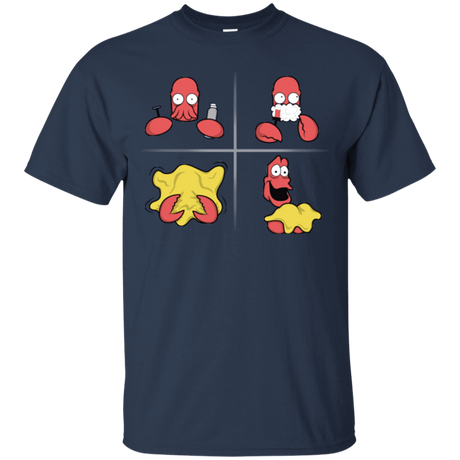 T-Shirts Navy / S Shaving Process T-Shirt