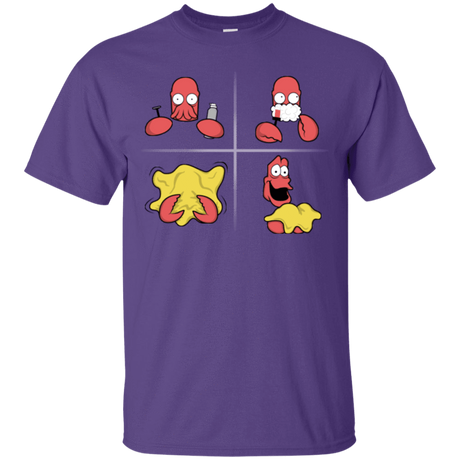 T-Shirts Purple / S Shaving Process T-Shirt