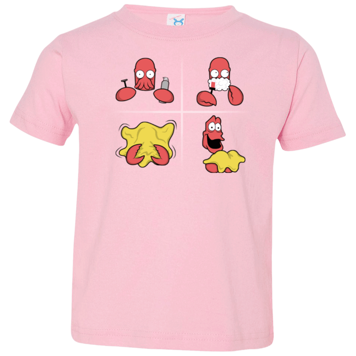 T-Shirts Pink / 2T Shaving Process Toddler Premium T-Shirt