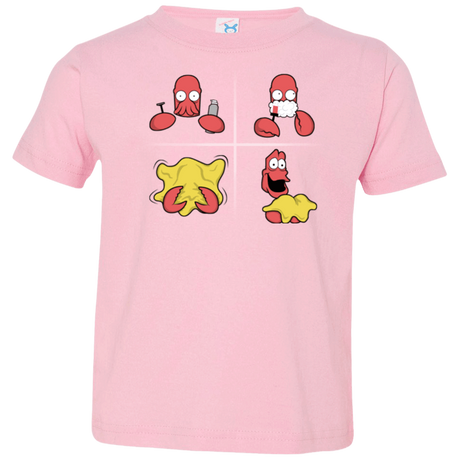 T-Shirts Pink / 2T Shaving Process Toddler Premium T-Shirt