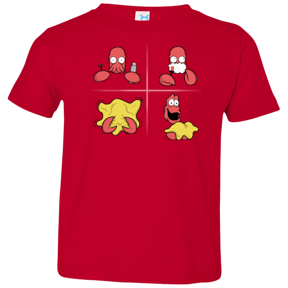 T-Shirts Red / 2T Shaving Process Toddler Premium T-Shirt