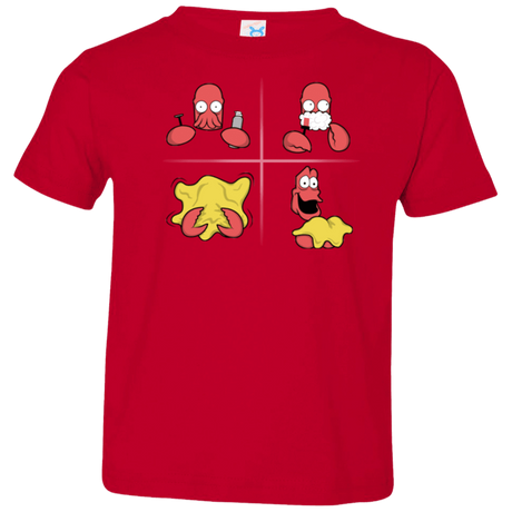 T-Shirts Red / 2T Shaving Process Toddler Premium T-Shirt