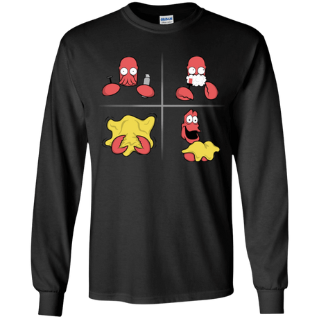 T-Shirts Black / YS Shaving Process Youth Long Sleeve T-Shirt