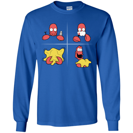 T-Shirts Royal / YS Shaving Process Youth Long Sleeve T-Shirt