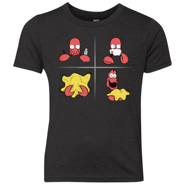 T-Shirts Vintage Black / YXS Shaving Process Youth Triblend T-Shirt