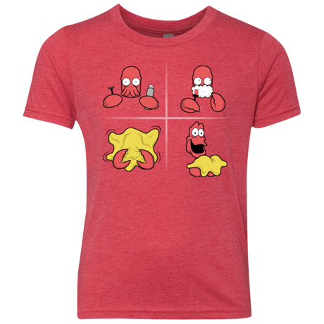 T-Shirts Vintage Red / YXS Shaving Process Youth Triblend T-Shirt