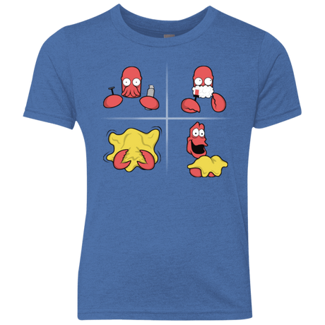 T-Shirts Vintage Royal / YXS Shaving Process Youth Triblend T-Shirt