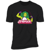 T-Shirts Black / S She Huck Men's Premium T-Shirt