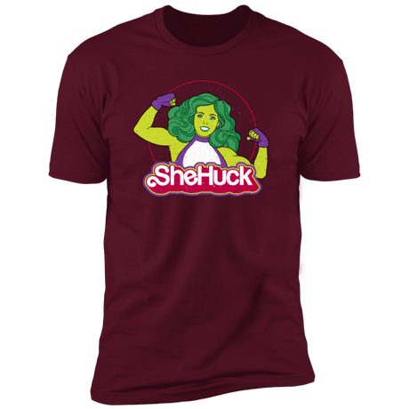 T-Shirts Maroon / S She Huck Men's Premium T-Shirt
