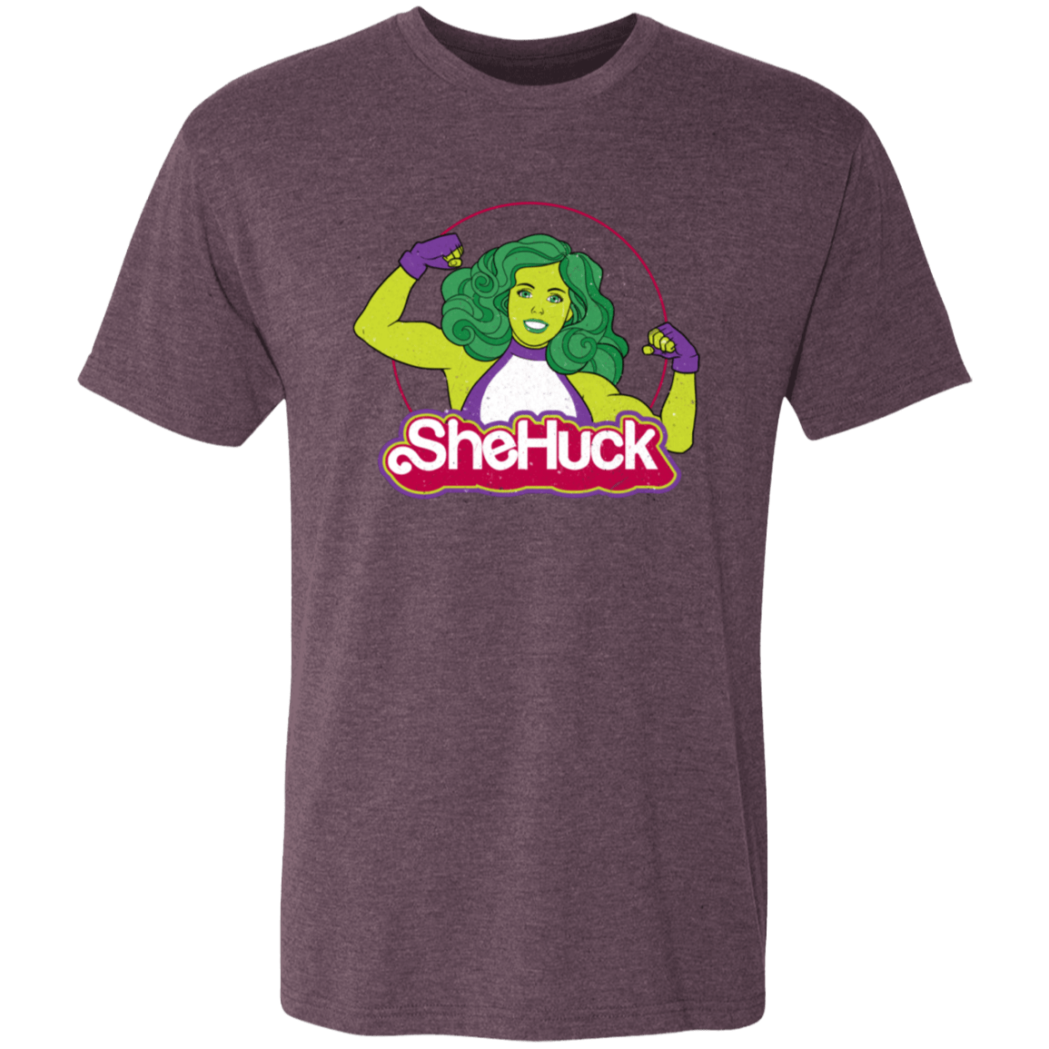 T-Shirts Vintage Purple / S She Huck Men's Triblend T-Shirt