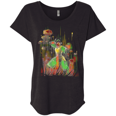 T-Shirts Vintage Black / X-Small She Rocks Triblend Dolman Sleeve