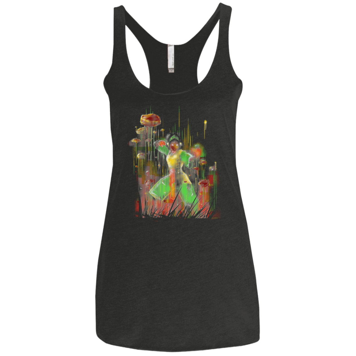 T-Shirts Vintage Black / X-Small She Rocks Women's Triblend Racerback Tank