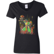 T-Shirts Black / S She Rocks Women's V-Neck T-Shirt